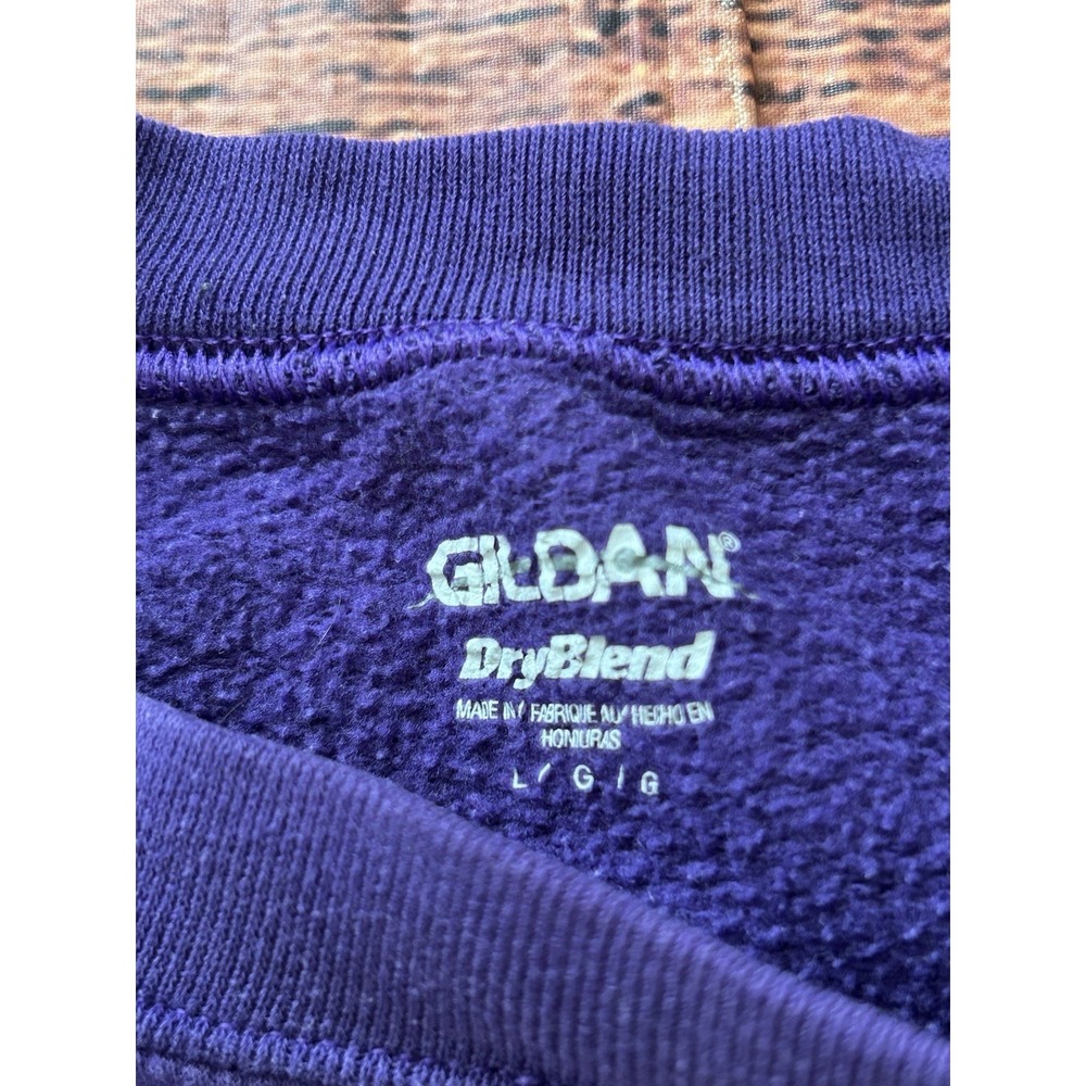 Vintage Purple Washington Huskies Gilden‎ College Football 2013 sweatshirt - Picture 3 of 10